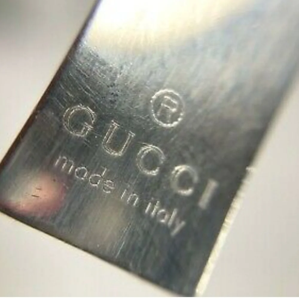 - RARE GUCCI STATEMENT BAR NECKLACE STERLING SILVER 925